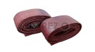 Royal Enfield GT and Interceptor 650 RH-LH Grip Leather Wrap Pair - SPAREZO